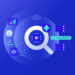 illustration of AI search technology